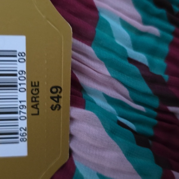 RYEGRASS BRAND WOMEN'S MULTI COLORED BLOUSE TOP SIZE LARGE - Picture 16 of 16